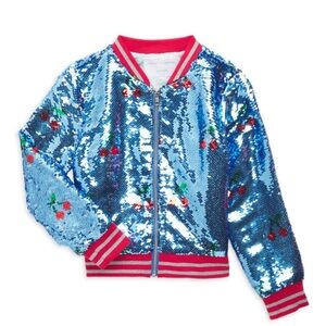 Gorgeous JoJo Siwa Big Girls Blue or Star Sequin Jacket😍